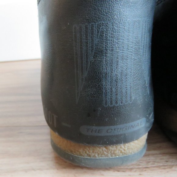 TECNICA ORIGINAL MOON BOOT W.E Monaco Felt Snow Boots in Black Women's Sz 7 - Picture 6 of 16